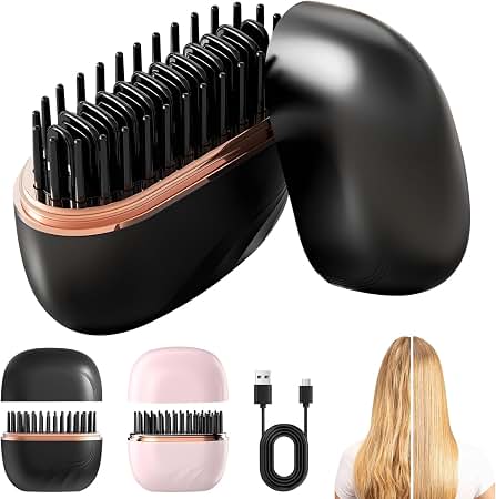 Wireless Hair Straightening Brush